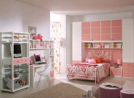 Комната для девушки - цветовое решение