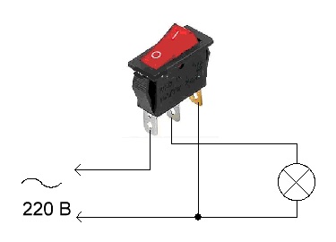 Подключение кнопки (выключателя) с подсветкой