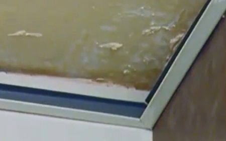 Реечный потолок в ванной (подвесной потолок) своими руками